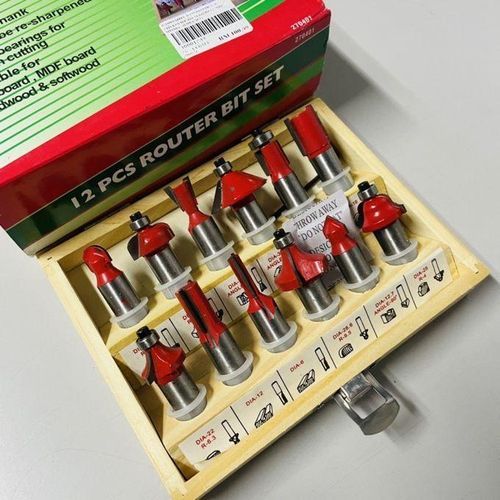 High quality commercial quality set of Carbide Wooden router bits