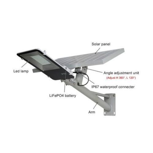 Led Down Light All In One Solar Street Light 100W With Panel
