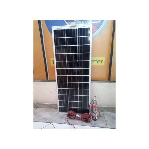 RUTANPUMP Submersible DC Solar Water Pump 50M Lift Height Borehole Water Pump + Free 300 W Solar Panel All Weather Mono