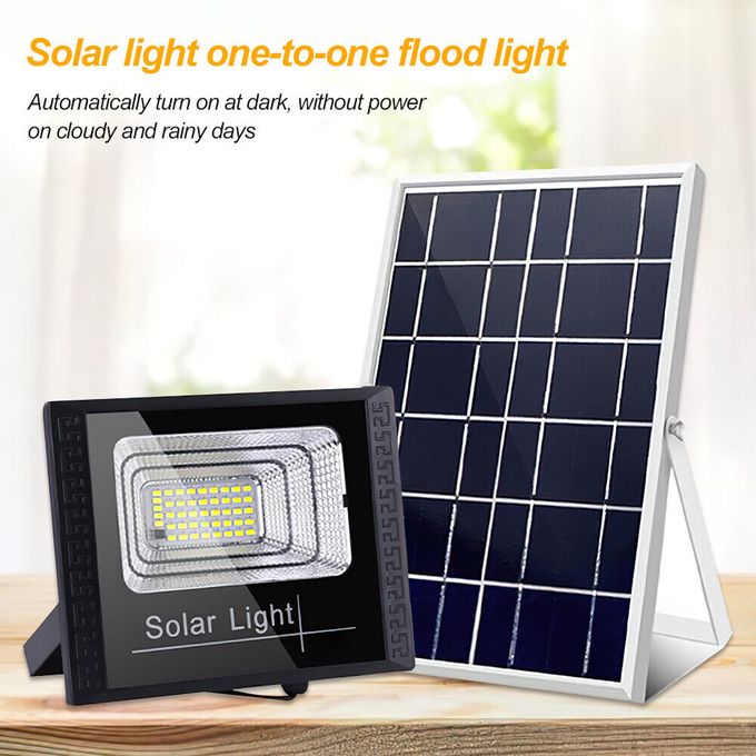Solar Light 100W LED Solar Floodlight Panel Street Lights Outdoor Waterproof Remote Control