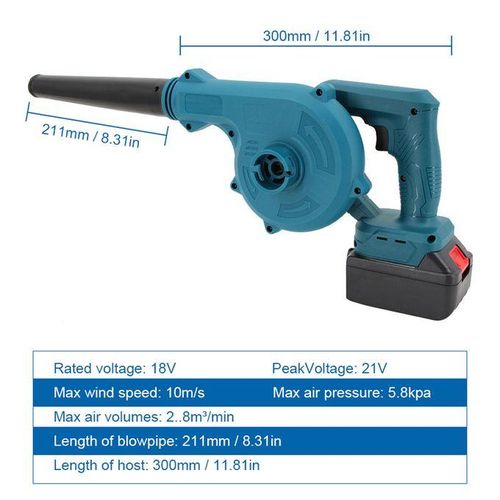 Rechargeable 2-in-1 Blowing And Suction Leaves Dust