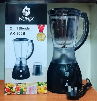Nunix New 2 In 1 Blender With Grinding Machine 1.5 Ltrs Ak300b