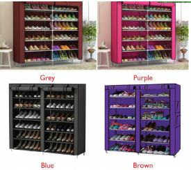 Double column shoerack, 36 pairs