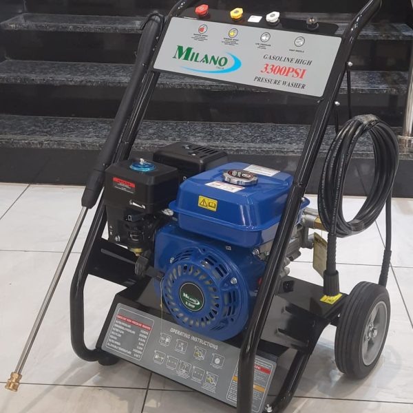 MILANO 3300PSI 8HP HIGH GASOLINE ENGINE AUTOMATIC CAR WASH MACHINE.HIGH PRESSURE WASHER PUMP